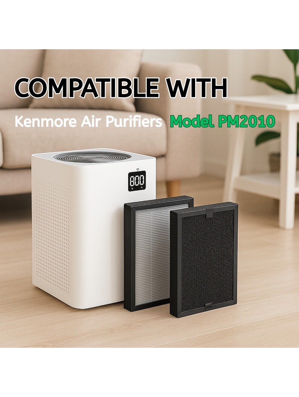 Kenmore PM2010 KF250 Air Purifier Replacement HEPA Filters 2 Pack Sealed